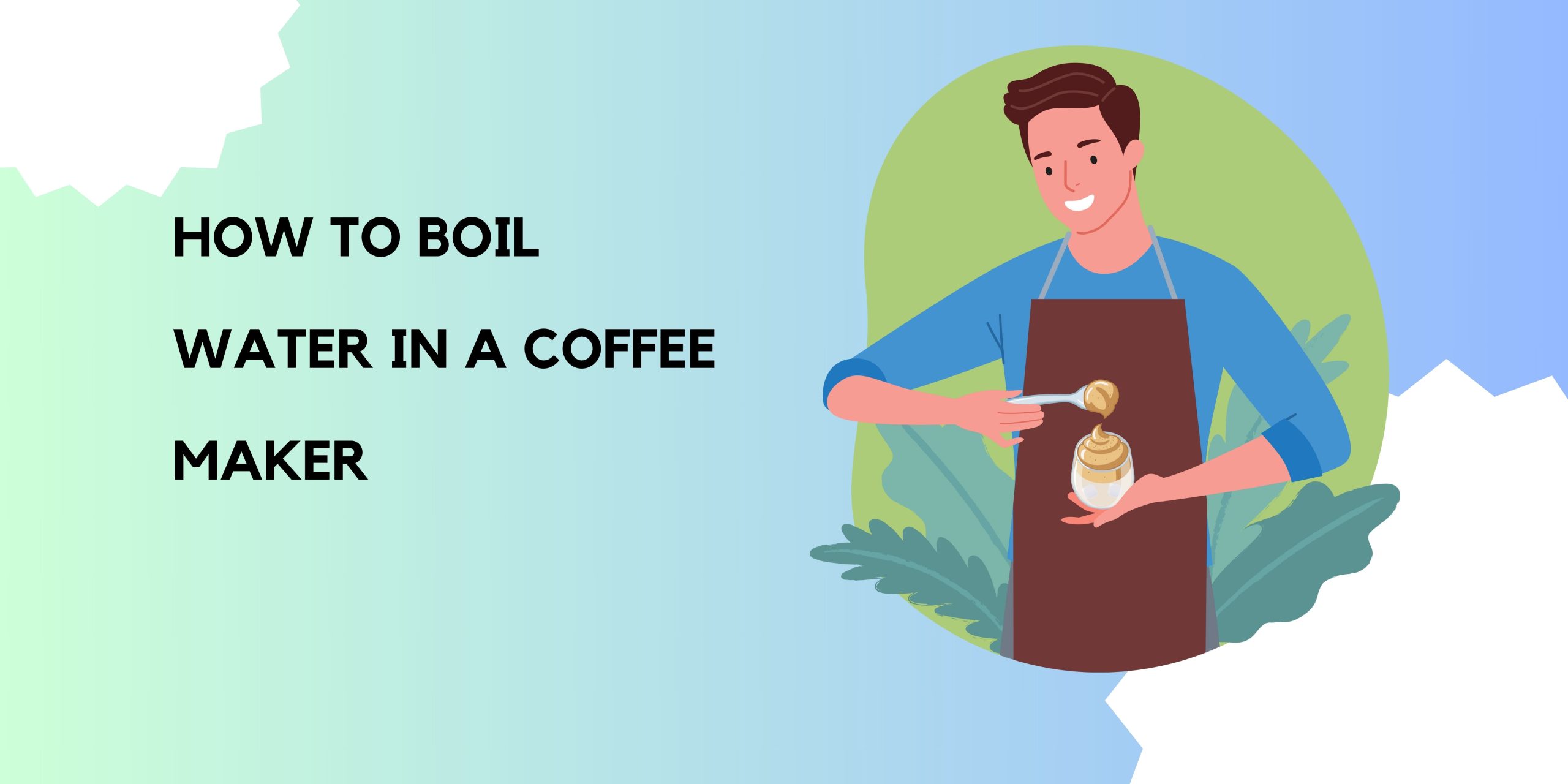 How to boil water in a coffee maker
