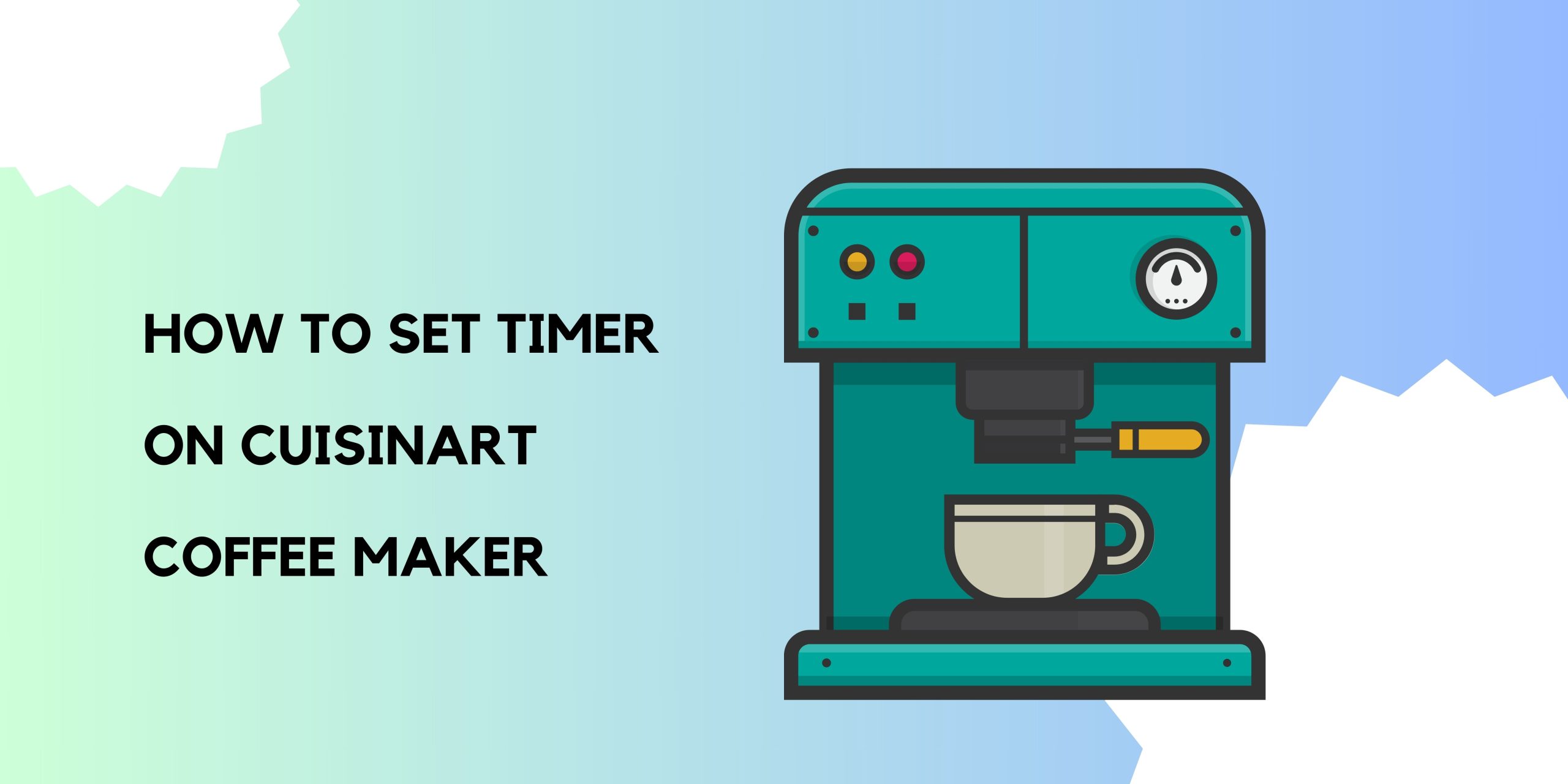 How to set timer on cuisinart coffee maker